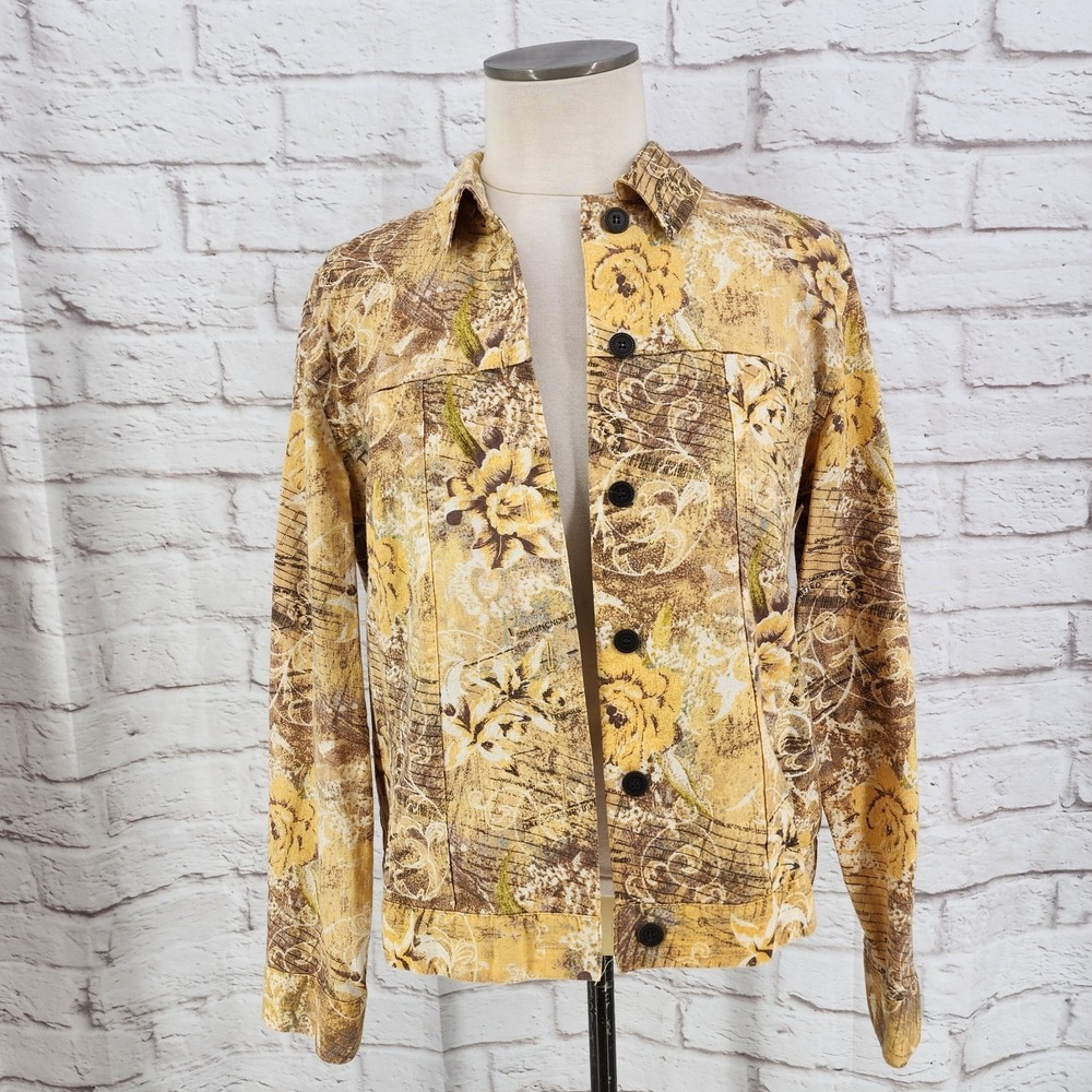 Christopher Banks Linen Blend Jacket Boho Romantic Travel Church Summer Large